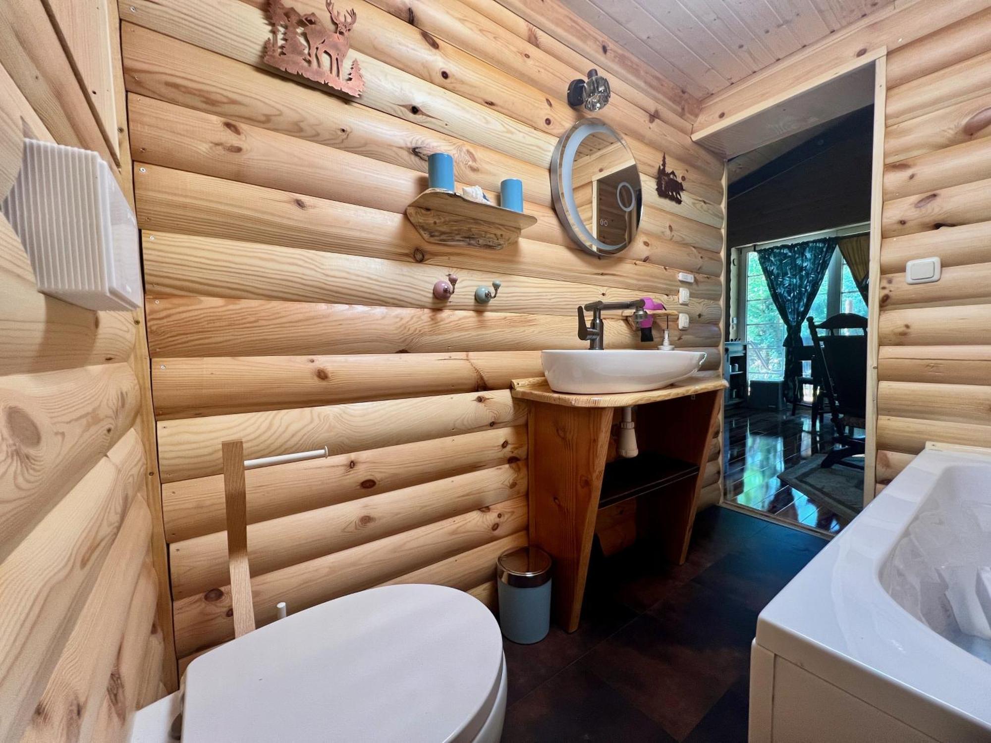 Holzhaus Baerenhoehle Am Wald Und See Neuruppin Dış mekan fotoğraf