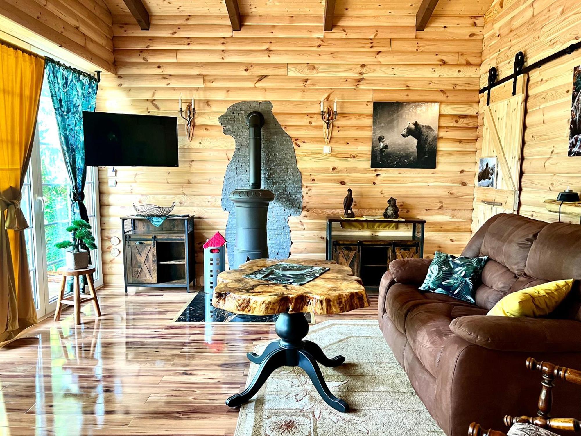 Holzhaus Baerenhoehle Am Wald Und See Neuruppin Dış mekan fotoğraf