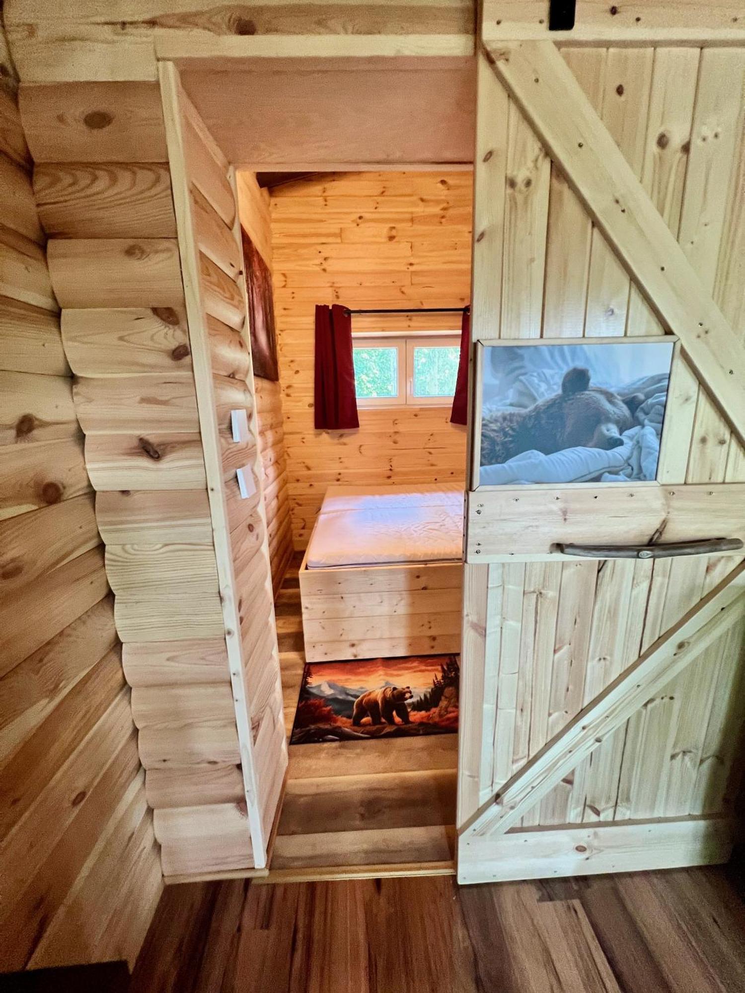 Holzhaus Baerenhoehle Am Wald Und See Neuruppin Dış mekan fotoğraf