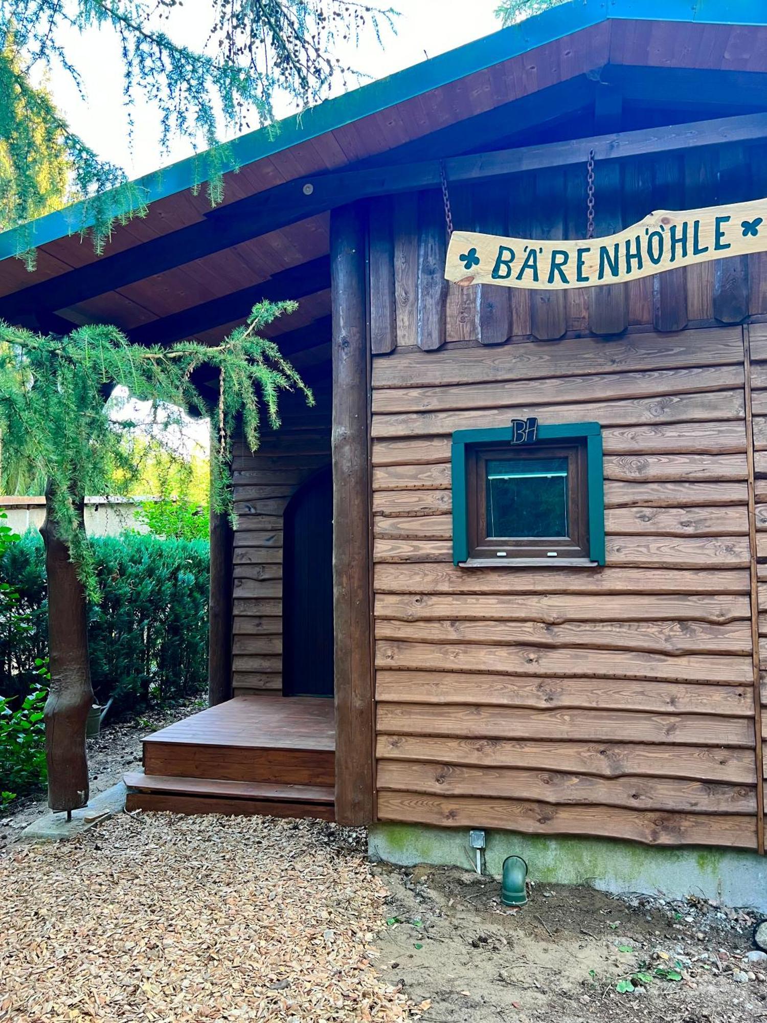 Holzhaus Baerenhoehle Am Wald Und See Neuruppin Dış mekan fotoğraf